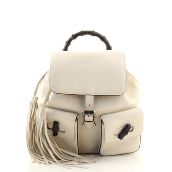 Gucci Bamboo Tassel Backpack Leather Medium