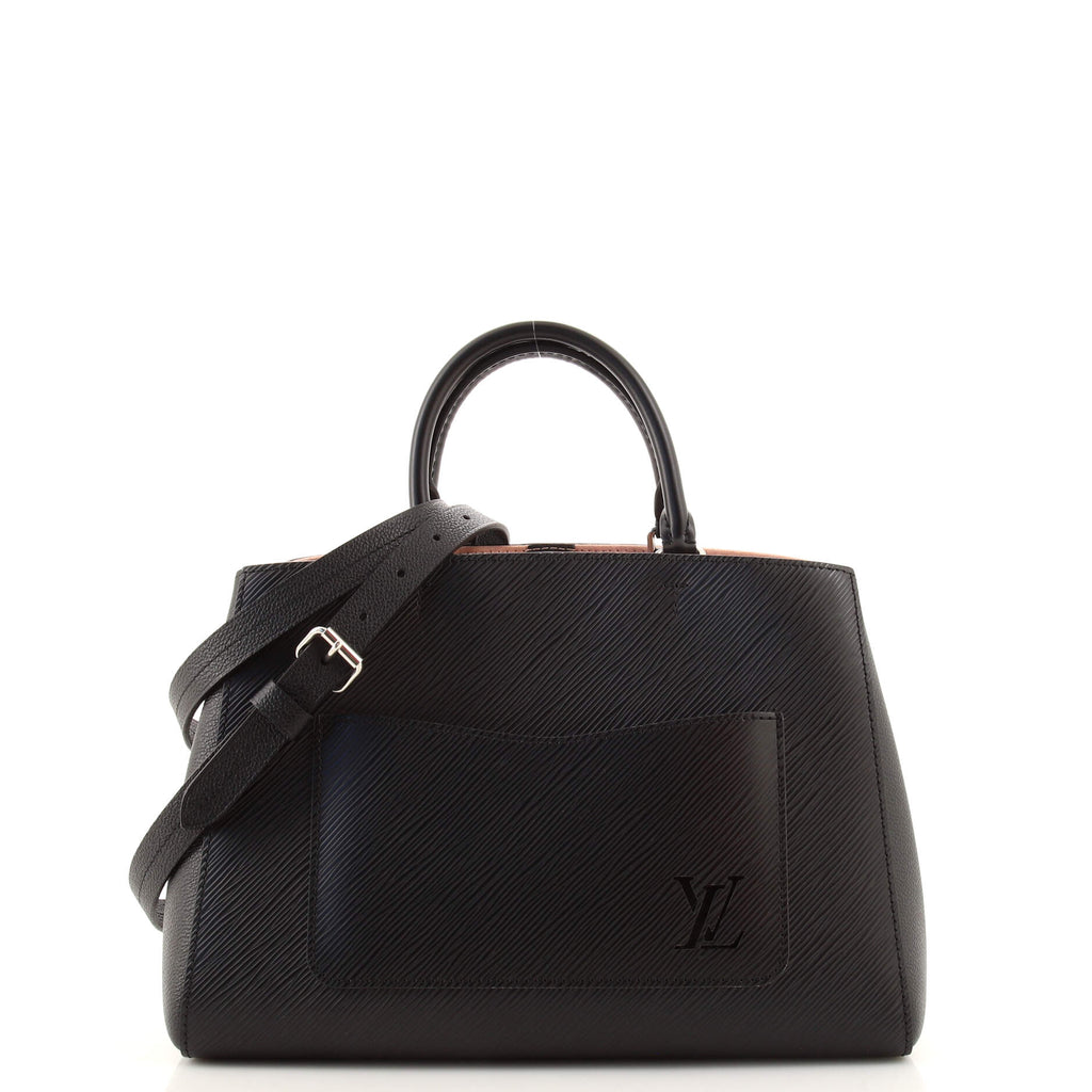 Marelle leather handbag Louis Vuitton Black in Leather - 31776908