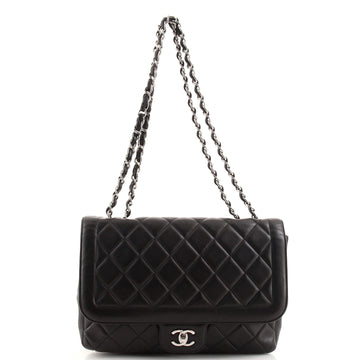 Chanel Coco Rider Flap Bag Quilted Lambskin Large