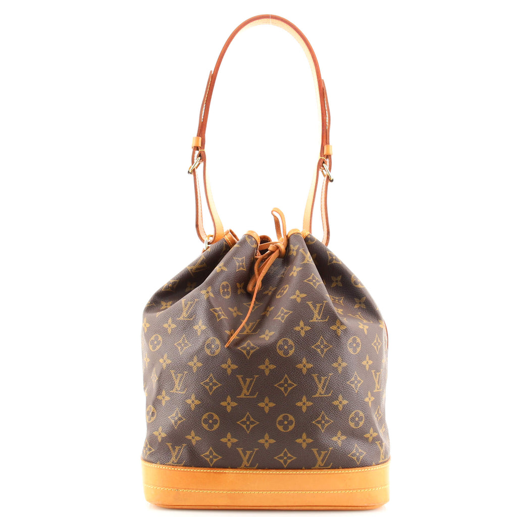 Louis Vuitton Noe Handbag Monogram Canvas Large Brown 17618349