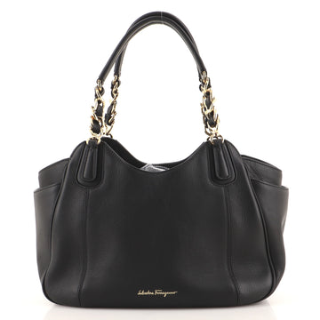 Salvatore Ferragamo Melinda Tote Leather Small