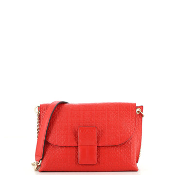 Loewe Avenue Crossbody Anagram Embossed Leather
