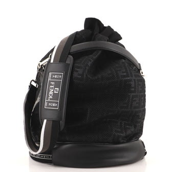 Fendi Mon Tresor Holdall Bucket Bag Zucca Canvas Large