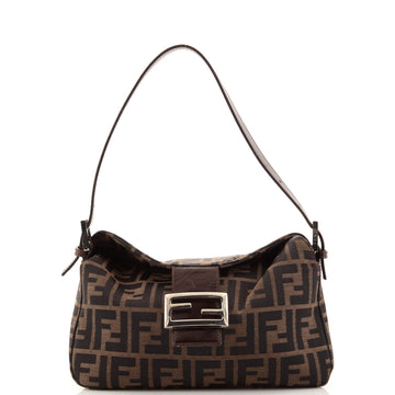 Fendi Double Flap Bag Zucca Canvas Medium