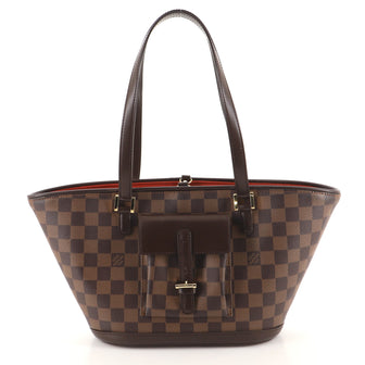 Louis Vuitton Manosque Handbag Damier PM