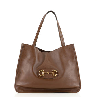 Gucci Horsebit 1955 Tote Leather Medium