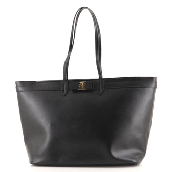 Salvatore Ferragamo Vara Tote Leather Large
