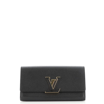 Louis Vuitton Capucines Wallet Leather