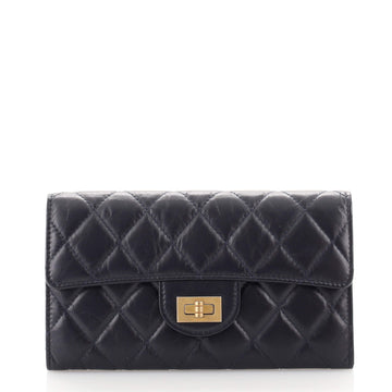 Chanel Reissue Flap Wallet Quilted Aged Calfskin Long