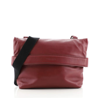 Bottega Veneta Fold Over Crossbody Bag Leather