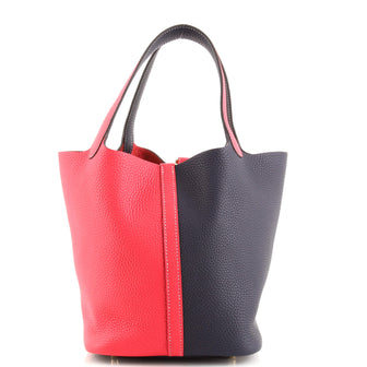 Hermes Casaque Picotin Lock Bag Clemence MM