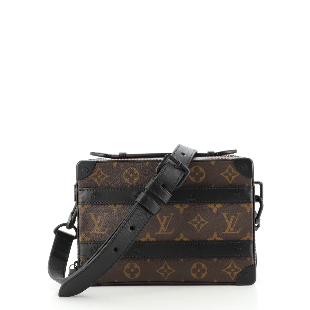 Louis Vuitton Handle Soft Trunk Bag Macassar Monogram Canvas Brown 17619425