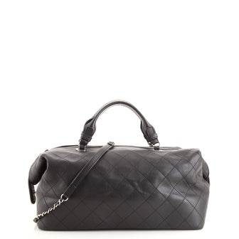 Chanel Doctor Bowling Bag Quilted Calfskin Medium