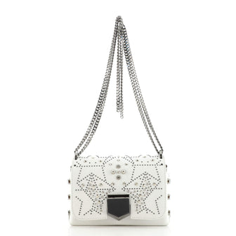 Jimmy Choo Lockett Petite Shoulder Bag Studded Leather