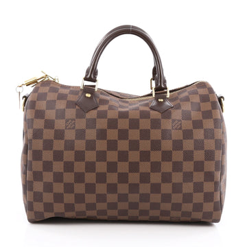 Louis Vuitton Speedy Bandouliere Bag Damier 30 brown