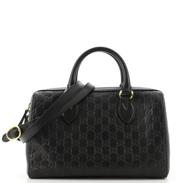 Gucci Signature Boston Bag Guccissima Leather Medium