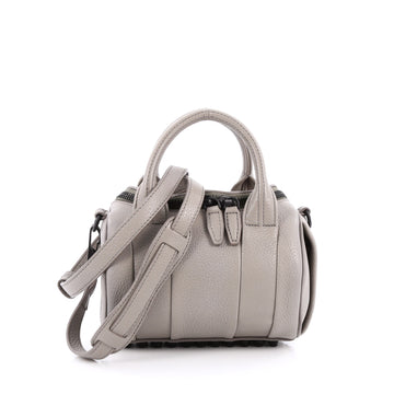 Alexander Wang Rockie Satchel Leather Mini gray