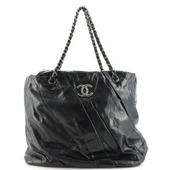 Chanel Twisted Tote Glazed Calfskin Medium