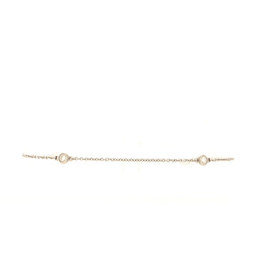 Tiffany & Co. Elsa Peretti Diamonds by the Yard 3 Stone Bracelet Platinum with Diamonds