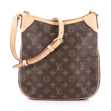 Louis Vuitton Odeon Handbag Monogram Canvas PM Brown