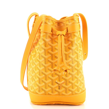 Goyard Petit Flot Bucket Bag Coated Canvas PM