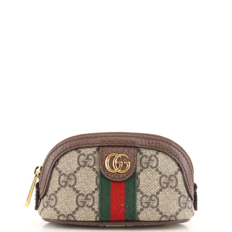 Gucci Ophidia Key Pouch GG Coated Canvas