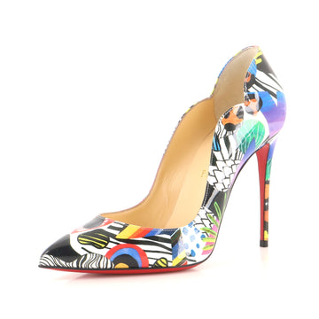 Christian Louboutin Women's Hot Chick Pumps Printed Patent 100