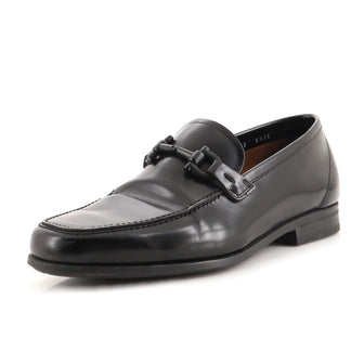 Salvatore Ferragamo Men's Gancini Moccasin Loafers Leather