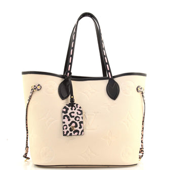 Louis Vuitton Neverfull NM Tote Wild at Heart Monogram Empreinte Giant MM
