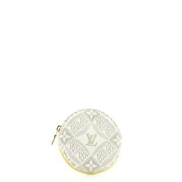 Louis Vuitton Multi Pochette Accessoires Round Coin Purse Limited Edition Since 1854 Monogram Jacquard