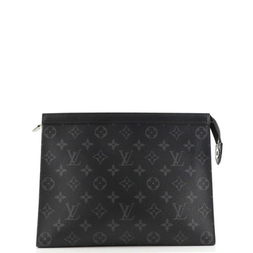 Louis Vuitton Pochette Voyage Reverse Monogram Eclipse Canvas MM