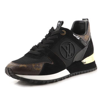 Louis Vuitton Women's Run Away Sneakers Mesh with Monogram Canvas and Suede