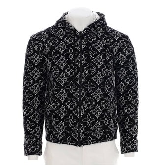 Louis Vuitton Men's LV x NBA Strategic Flower Hoodie Quilted Cotton Blend