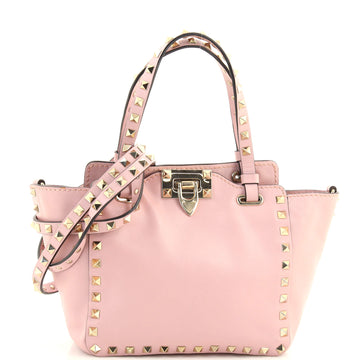 Valentino Rockstud Tote Rigid Leather Mini