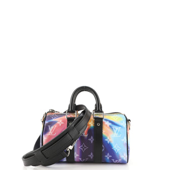 Louis Vuitton Keepall Bandouliere Bag Limited Edition Monogram Sunset Canvas XS