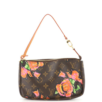 Louis Vuitton Pochette Accessoires Limited Edition Monogram Roses