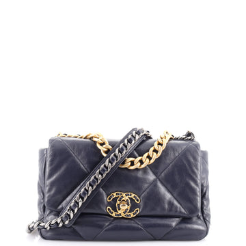 Chanel 19 Flap Bag Quilted Leather Medium