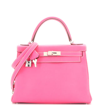 Hermes Candy Kelly Handbag Epsom 28