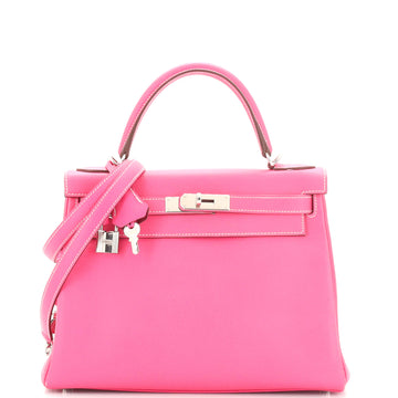 Hermes Candy Kelly Handbag Epsom 28