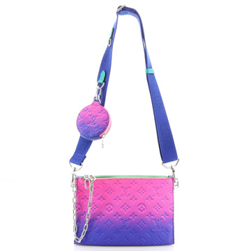 Louis Vuitton Trio Pouch Messenger Bag Limited Edition Illusion Monogram Taurillon Leather