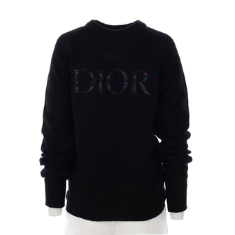 Christian Dior x Peter Doig Men's Logo Crewneck Sweater Wool