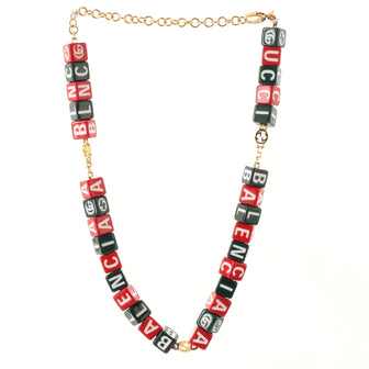 Gucci x Balenciaga The Hacker Project Symbols Necklace Metal with Resin
