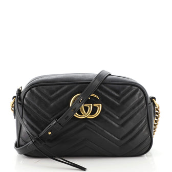 Gucci GG Marmont Shoulder Bag Matelasse Leather Small