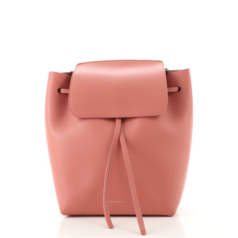 Mansur Gavriel Drawstring Backpack Leather Mini