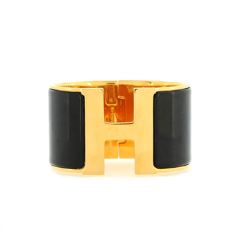 Hermes Clic H Bracelet Enamel Extra Wide