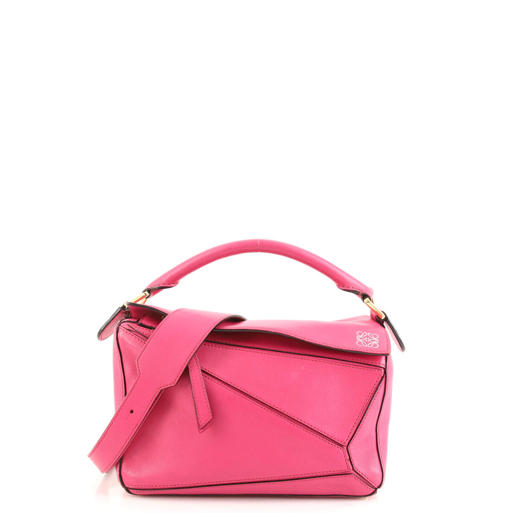 Loewe Puzzle Bag Leather Small Pink 1765751