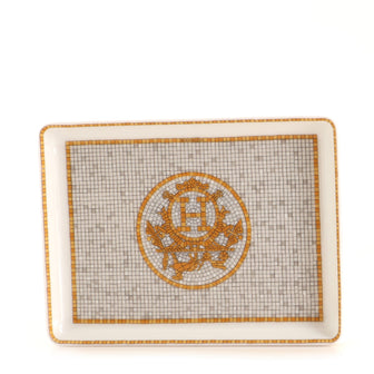 Hermes Mosaique au 24 Sushi Tray Printed Porcelain