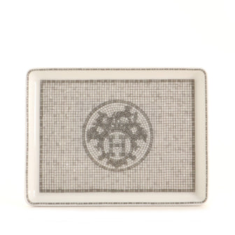 Hermes Mosaique au 24 Sushi Tray Printed Porcelain