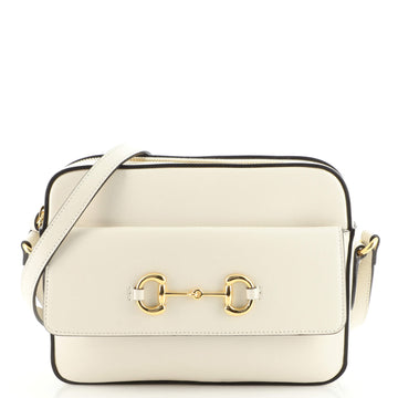 Gucci Horsebit 1955 Flap Pocket Camera Bag Leather Small