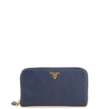 Prada Zip Around Wallet Saffiano Leather Long